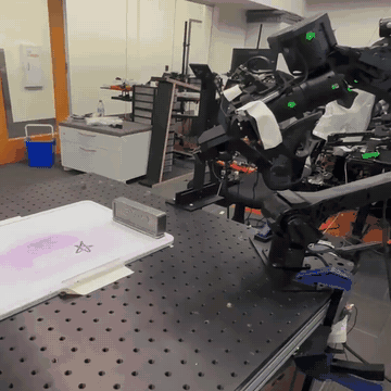 Fast dynamic imitation: whiteboard scrubbing
